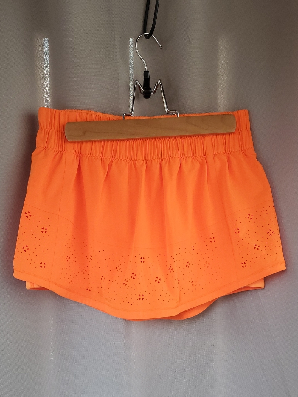 lululemon athletica Bright Orange Athletic Skort